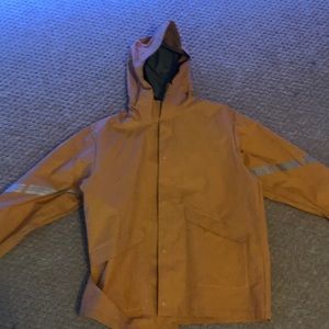 yellow child raincoat